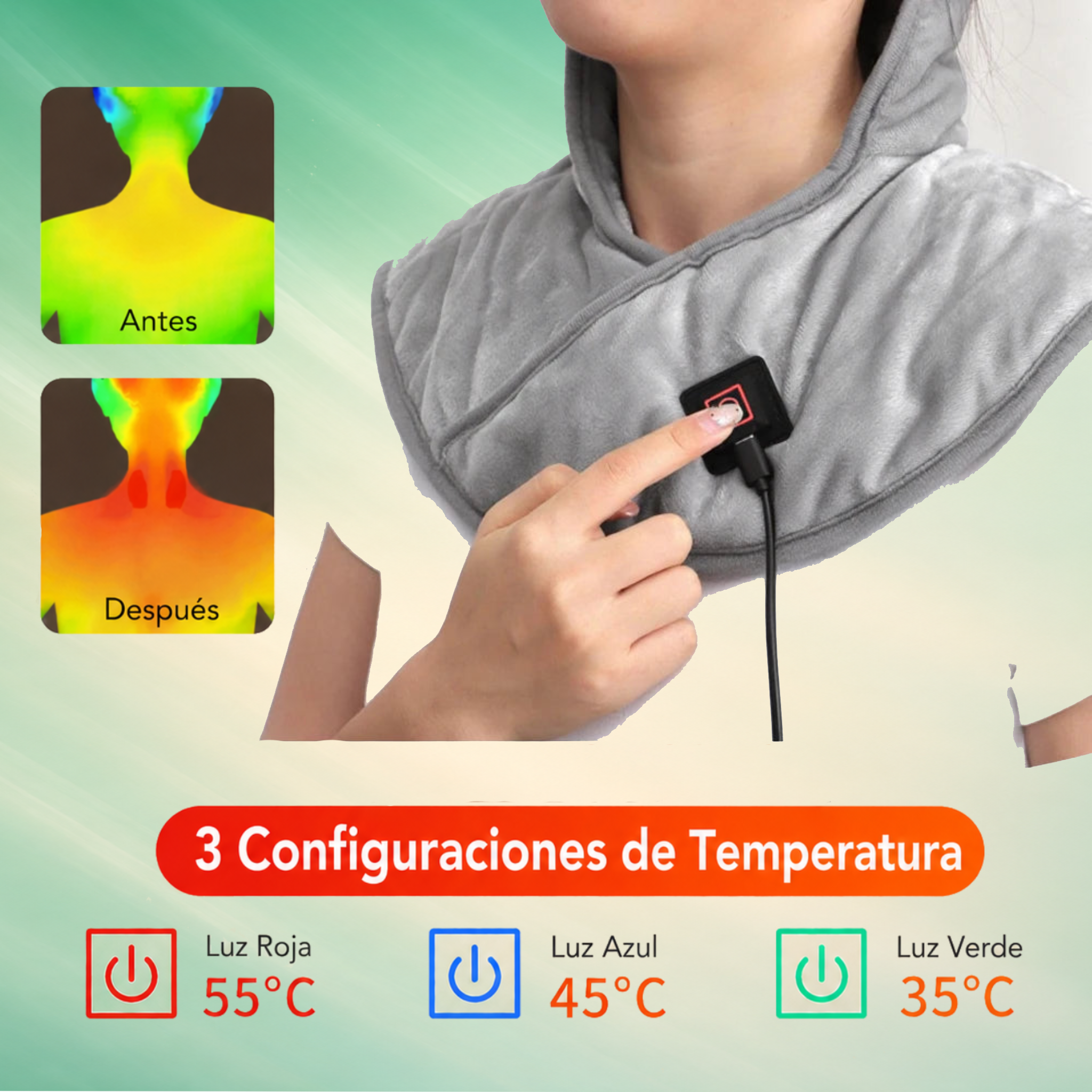 Almohadilla Térmica Relax — USB Portátil
