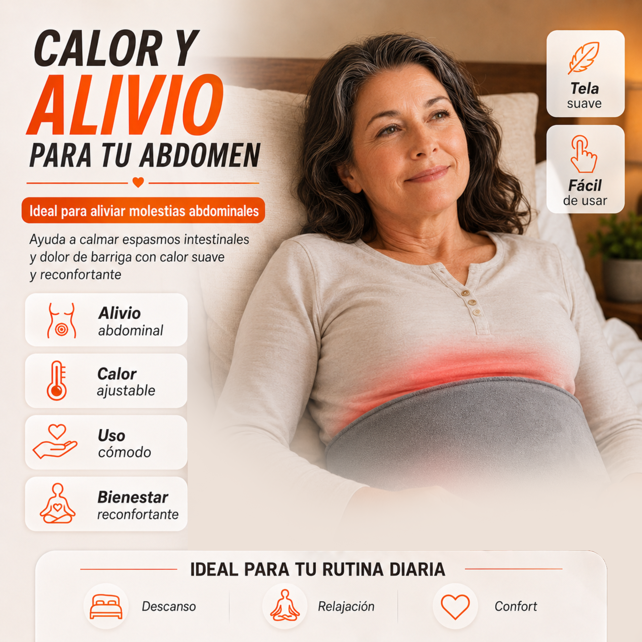 Almohadilla Térmica Relax — USB Portátil