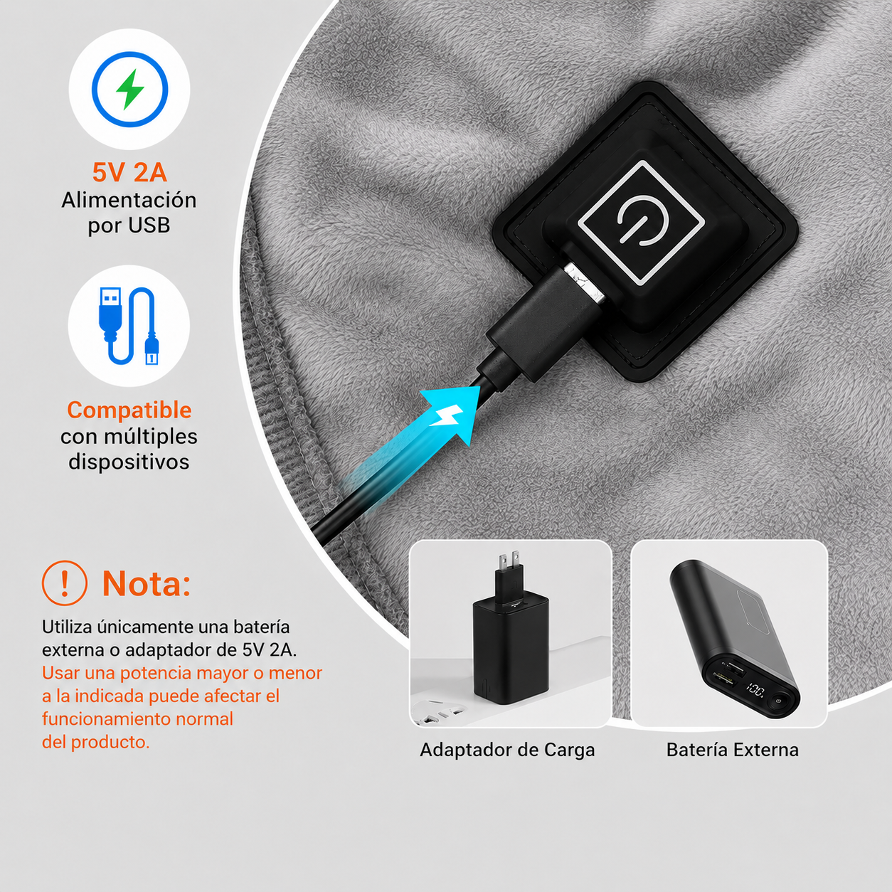 Almohadilla Térmica Relax — USB Portátil